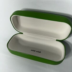 Kate Spade New York Green Eyeglass Case Only Hard Shell